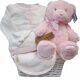 Polka Dots Organic Baby Girl Basket