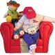 Junior's Little Red Rocker Set