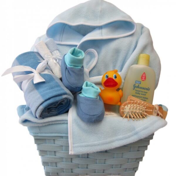 Baby Boy Spa Basket