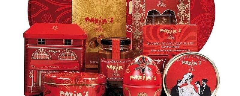 Sweet Flavors Hat Box by Maxim's