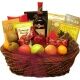 Fruit and gourmet extravaganza gift basket